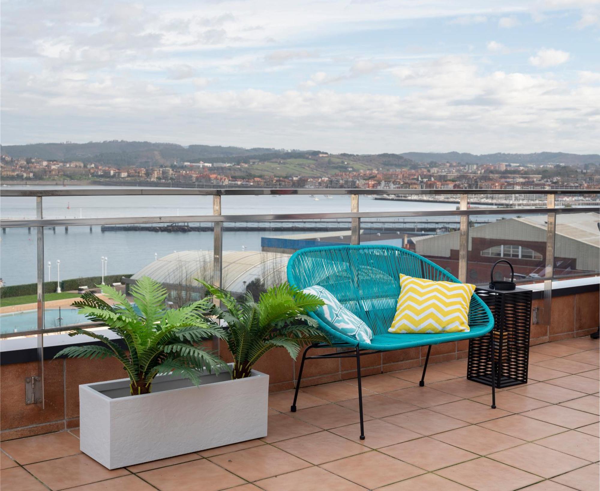 Апартаменты Atico Lujo Costa Vasca Bilbaoterraza Mar Jacuzi Santurtzi Экстерьер фото